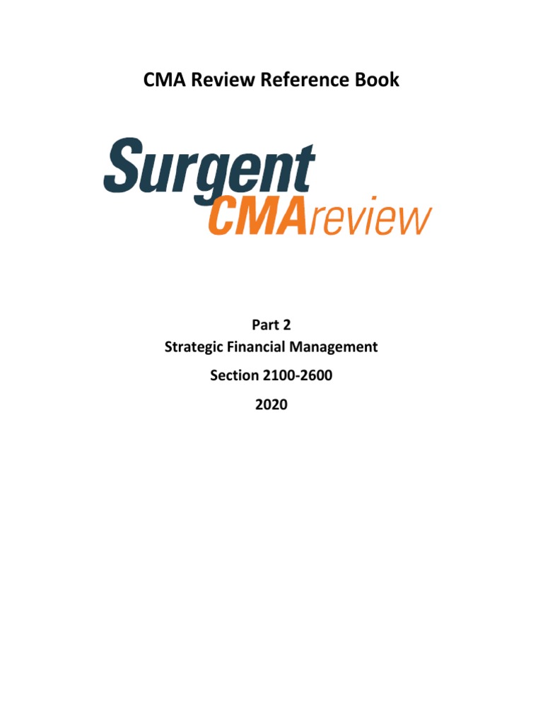 CMA Review: Financial Statement Analysis | PDF | Finance & Money Management