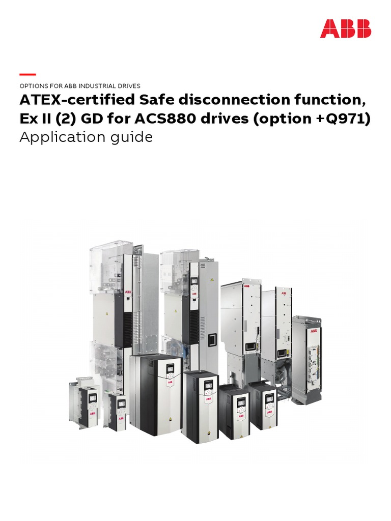 ATEX Guide for ACS880 Drives | PDF | Relay | Electric Motor