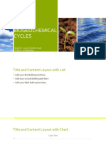 Biogeochemical Cycles: Made by - Aarush Kavindra Singh Section - IX Ramanujan
