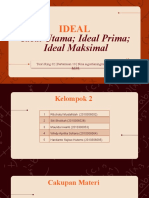 Pert. 10 Ideal Utama, Ideal Prima, Ideal Maksimal