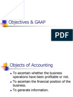 Objectives &amp GAAP