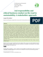 Corporate Social Responsibility and Ethical Business Conduct