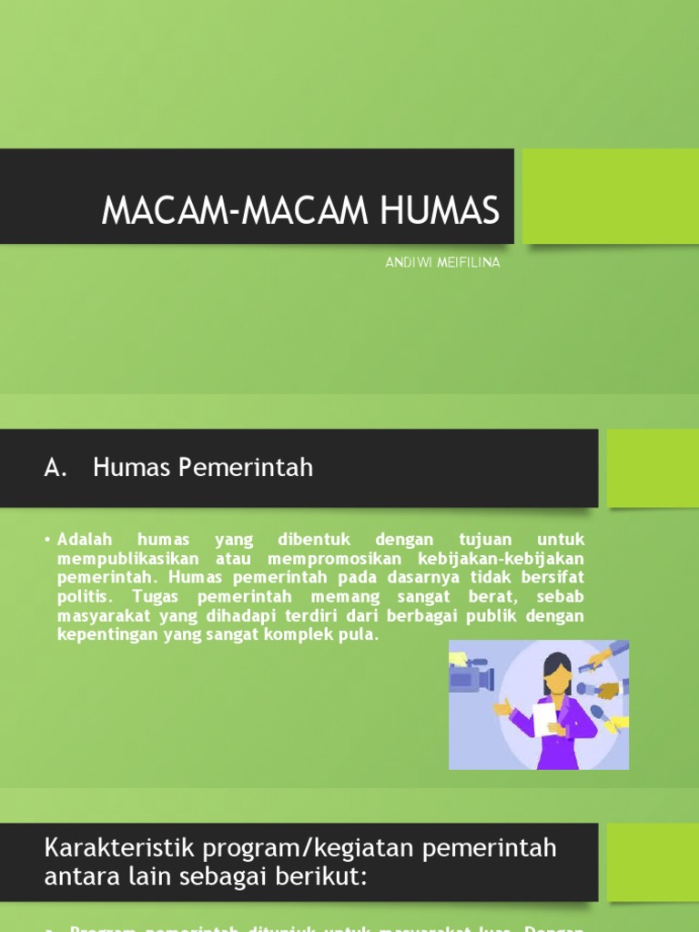 Week 6 Macam-Macam Humas | PDF