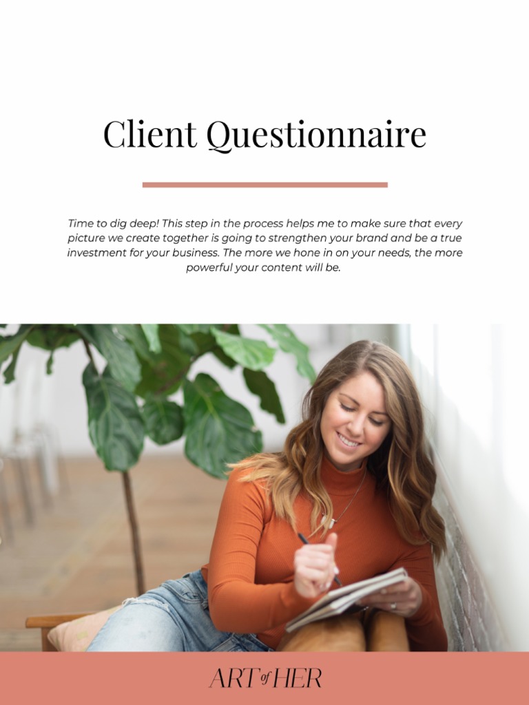 Client Questionnaire | PDF