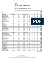 Mercedes Benz Købekampagne 01.01.2021 Prisliste EKSTERN