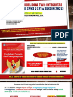 Telaah Model Soal Twk-Integritas CPNS Dan Sekdin