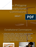 The Philippine Constitutional Commissions