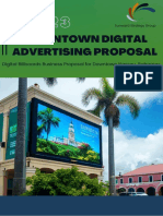 Downtown Digital Advertising Proposal (Sample)