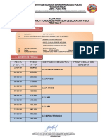 I.-Datos Informativos: Instituto de Educación Superior Pedagógico Público "Educación Física" Lampa - Puno - Perú