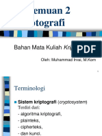 Pertemuan 2 - Kriptografi