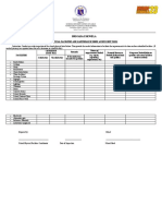 Brigada Eskwela Form1 PHYSICAL FACILITIES AND MAINTENANCE NEEDS ASSESSMENT FORM