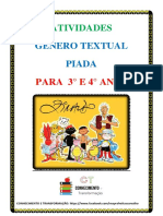 Atividade Gênero Textual Piada - 3º e 4º Anos