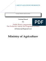MONITORING & EVALUATION For RESULTS - PSNP Manual - For Federal and Regional Level - Revised Final - Nov-2011