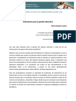 LopezMariaEugenia - Indicadores para La Gestion Educativa