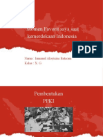 Momen Favorit Saya Saat Kemerdekaan Indonesia: Nama: Imanuel Aloyisius Bataona Kelas: X. G