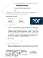 04.07 Memoria Descriptiva COMUNICACIONES - Pampamarca