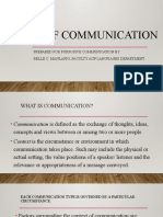 Lesson 1 On Communication