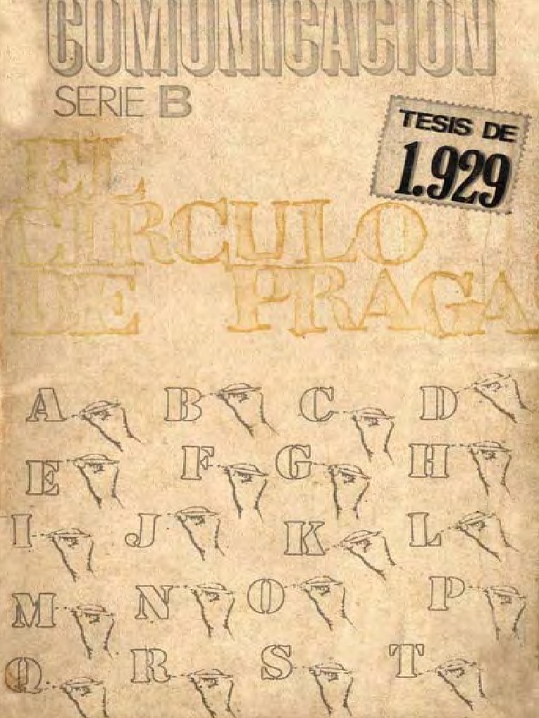 Círculo Lingüístico de Praga Descargar gratis PDF Palabra Lingüística