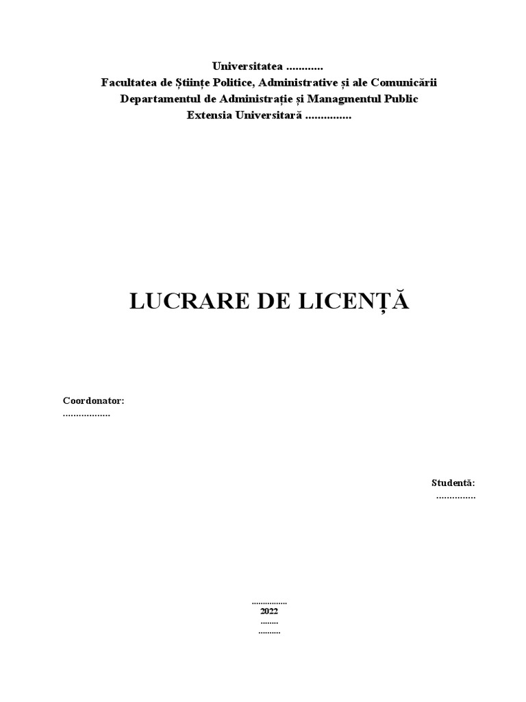 Functia Publica Si Calitatea de Functionar Public in Darul ...
