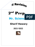 Science - 2nd. Prep. - Final Revision 2022