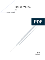 Integration by Partial Fractions