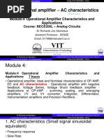 AE - 4.3 Op-Amp AC Characteristics