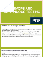 Unit 2 - 2 DevOps and Continuous Testing