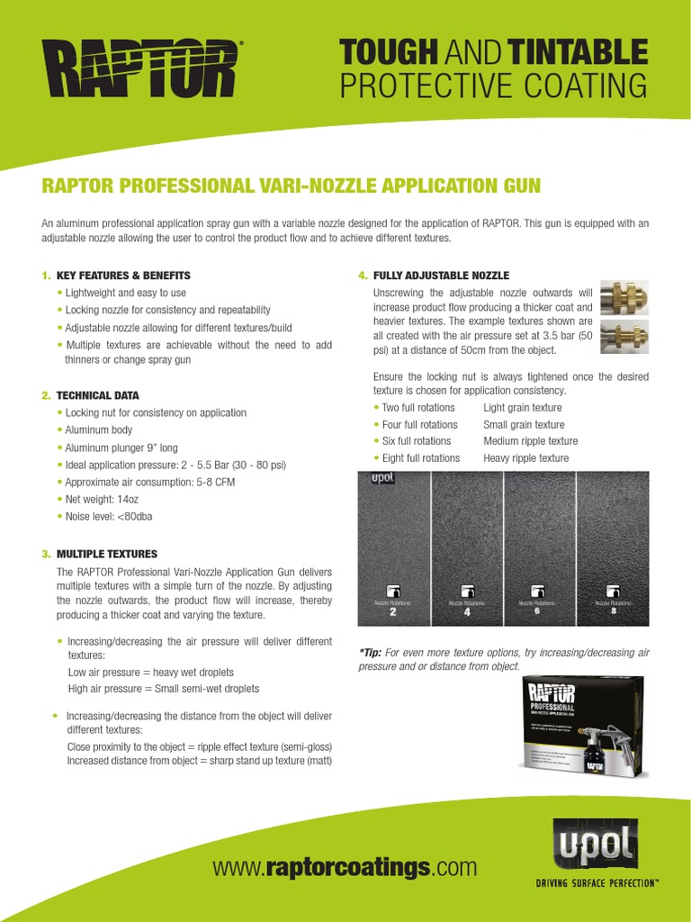 Vari Nozzle Application Gun | PDF | Manufactured Goods