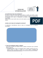 Lectura 2. Tipos de Investigación