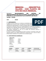 Memoria Descriptiva Alcantarillado Palca2