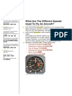 7:10 What Are The Different Speeds Used To Fly An Aircraft?