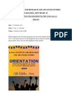 Orientation Report... Edited PDF