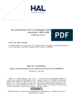 Guillaume Lelièvre - Les précurseurs de la Compagnie françaises de Indes Orientales - 1601-1622 - REP OK