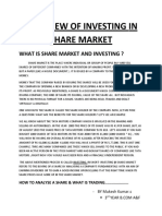 Overview of Investing in Share Market 2