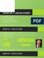 Derecho y Obligaciones