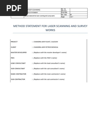 Method Statement