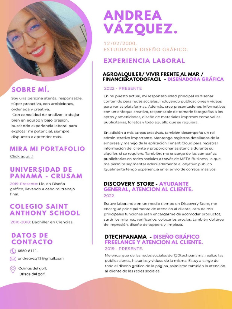 Cv andrea v zquez 2023 pdf