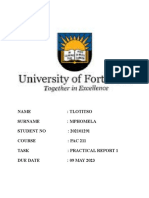 Pac 211 Practical Report 1