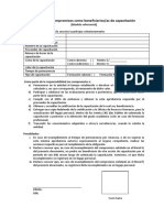 Formato de Declaración Jurada de Compromisos Por Capacitación.