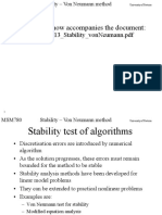 MSM780 2021 StabilityVonNeumann
