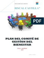 Plan Del Comite de Gestión Del Bienestar 2023