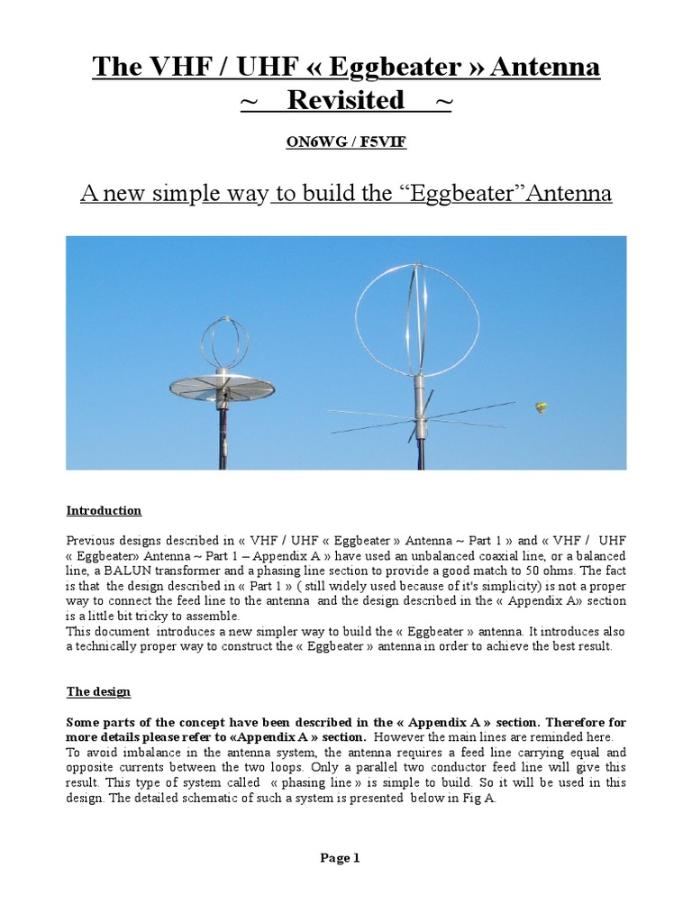 Antenna EggbeaterRevisitedEnglish PDF