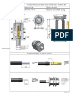 Conector N 50 Ohms Fêmea Reto Cabo Painel Crimpagem RG-58 Sem Bucha de Crimpagem