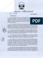 RM 322-2018-PCM Plan Contingencia Nacional Ante LLuvias Intensas