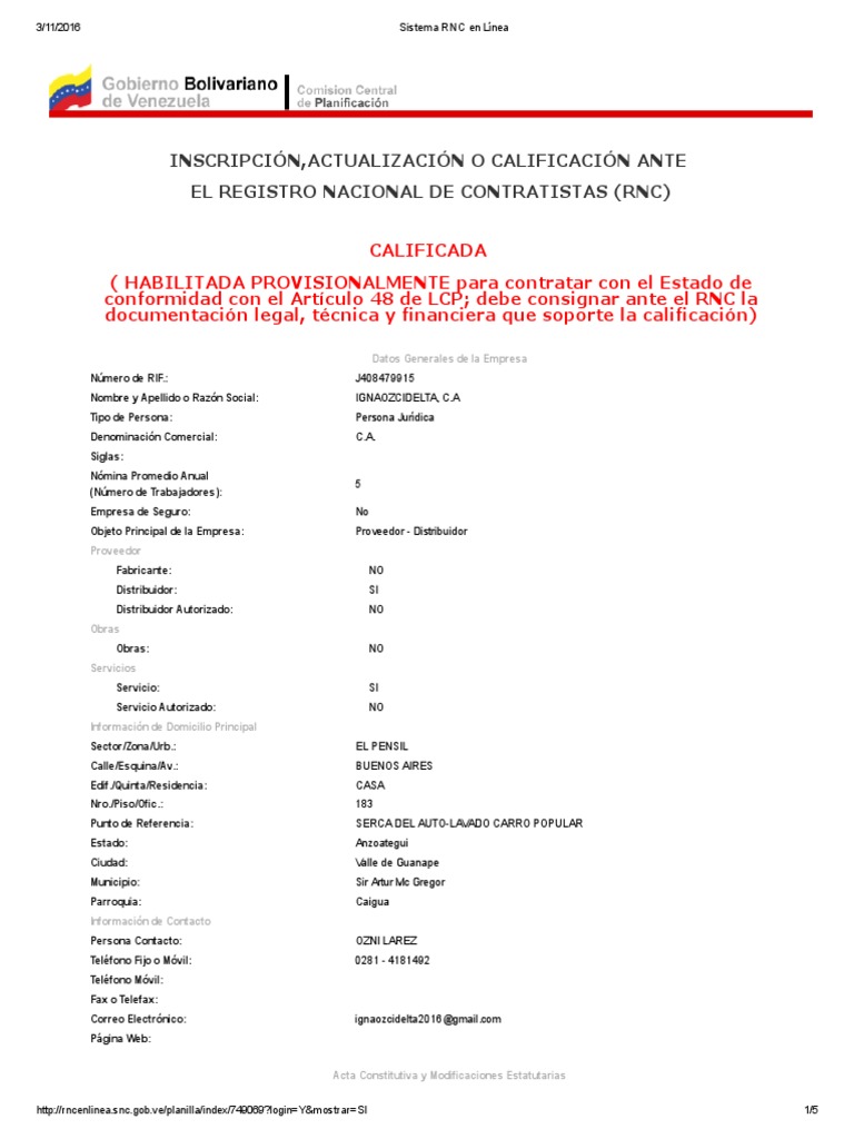 Sistema RNC en Línea | PDF | Comercio | Dividendo