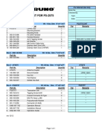 Packing List fs2575