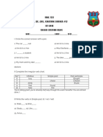 Final Test para Alumnos 1er Grado