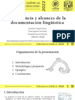 PONENCIA Importancia y Alcances de La Documentación Lingüística