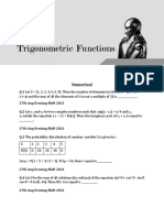 Trigonometric Function Pyq