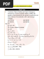 JEE Advanced Heat and Thermodynamics Important Questions